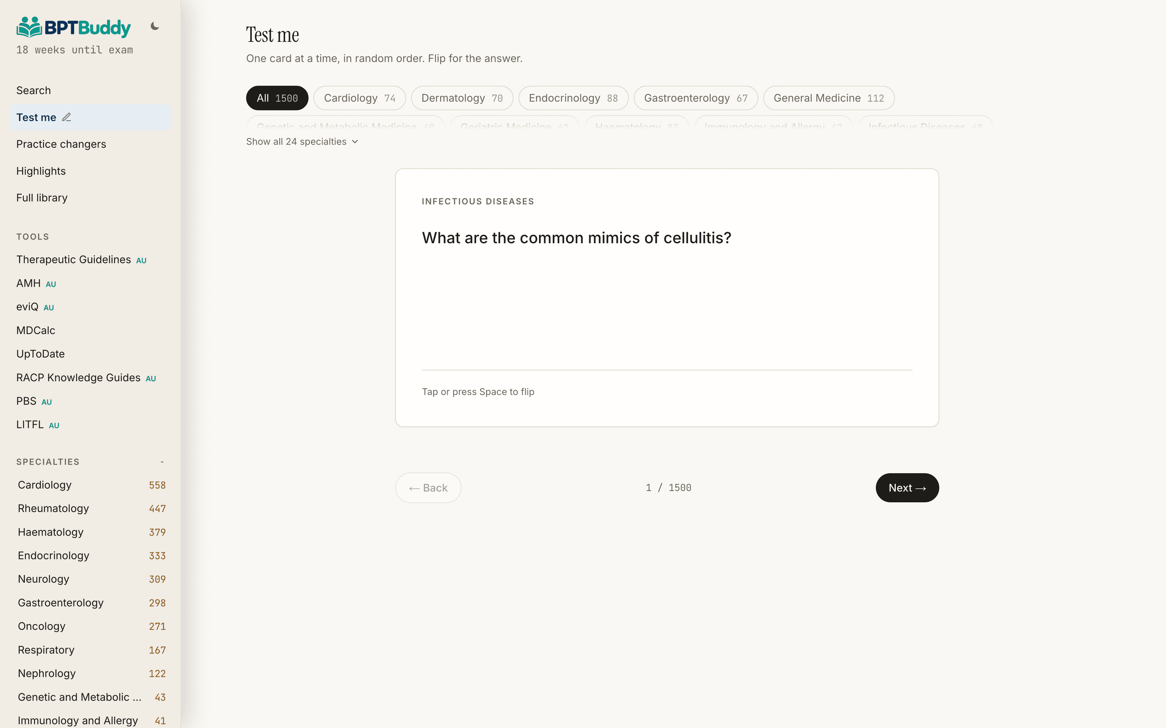 A Test me flashcard on methotrexate interactions